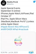 爆料称苹果将于 9 月 8 日发布 iPhone