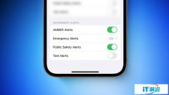 苹果为美国 iPhone 用户添加“测试警报”开关